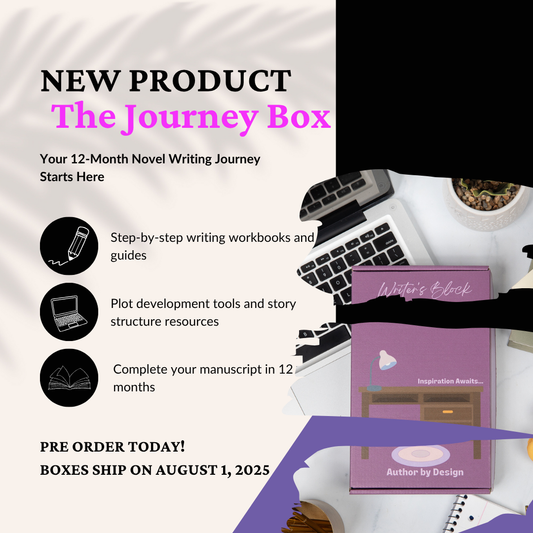 Journey Box | 12-Month Novel Writing Subscription | Preorder Now