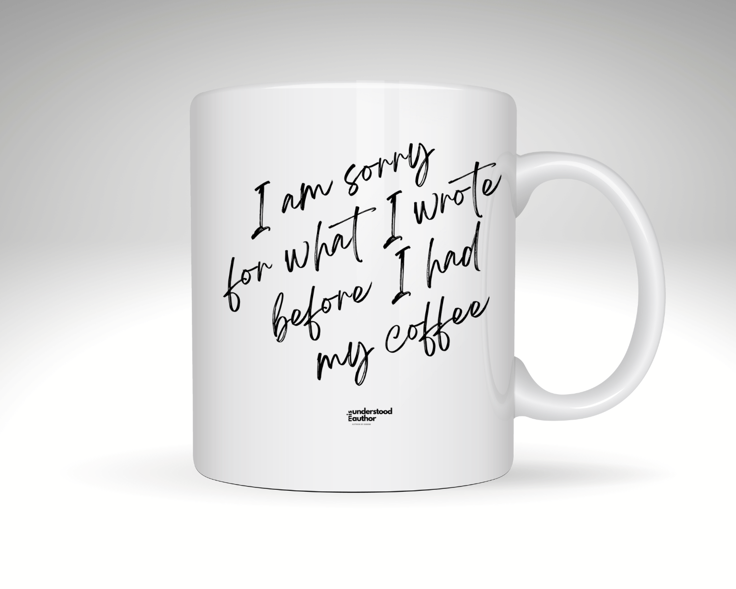 I am sorry for what I wrote... Mug - Writer's Block Box