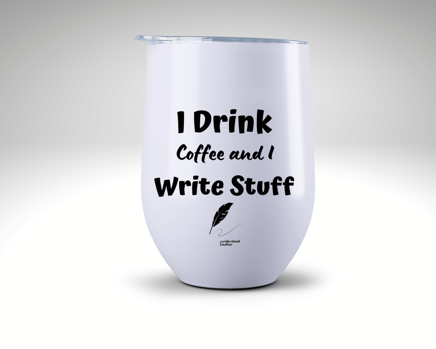 I Drink Coffee and I Write Stuff Tumbler - Writer's Block Box