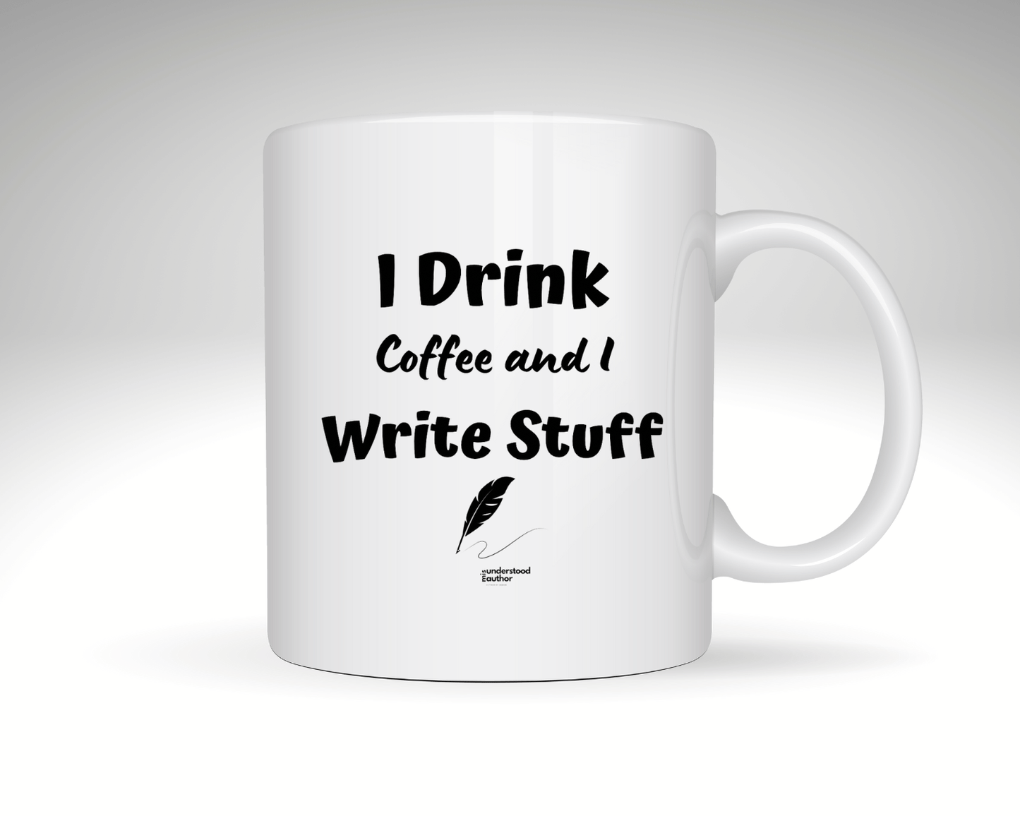 I Drink Coffee and I Write Stuff Tumbler or Mug - Writer's Block Box